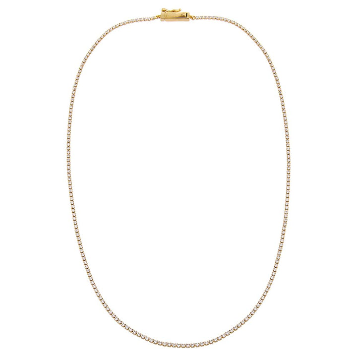 Classic Thin Tennis Necklace - Dear Lucy