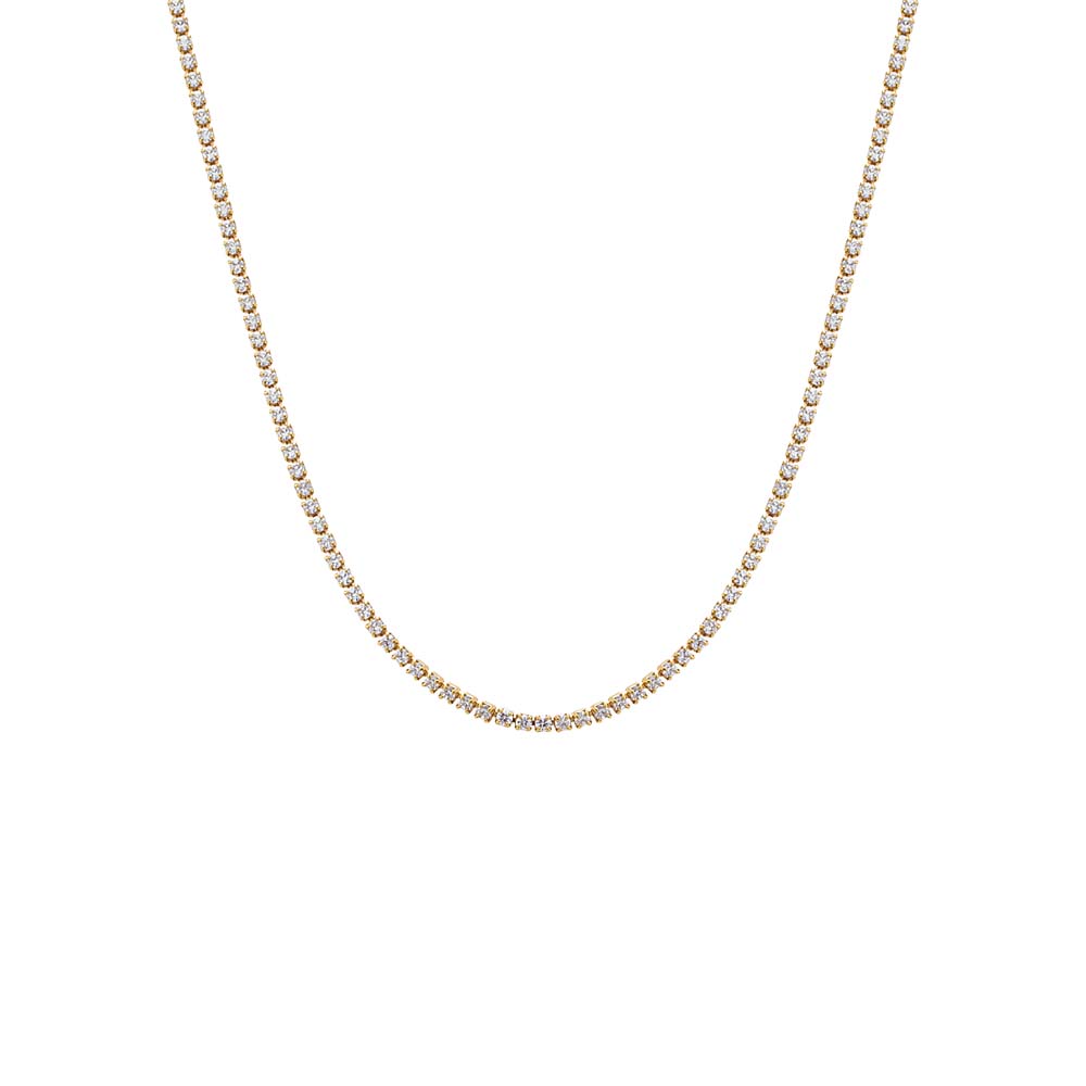 Classic Thin Tennis Necklace - Dear Lucy