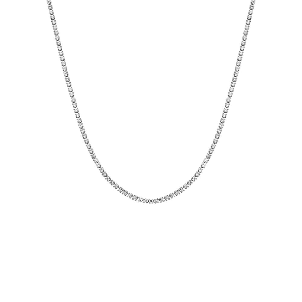 Classic Thin Tennis Necklace - Dear Lucy