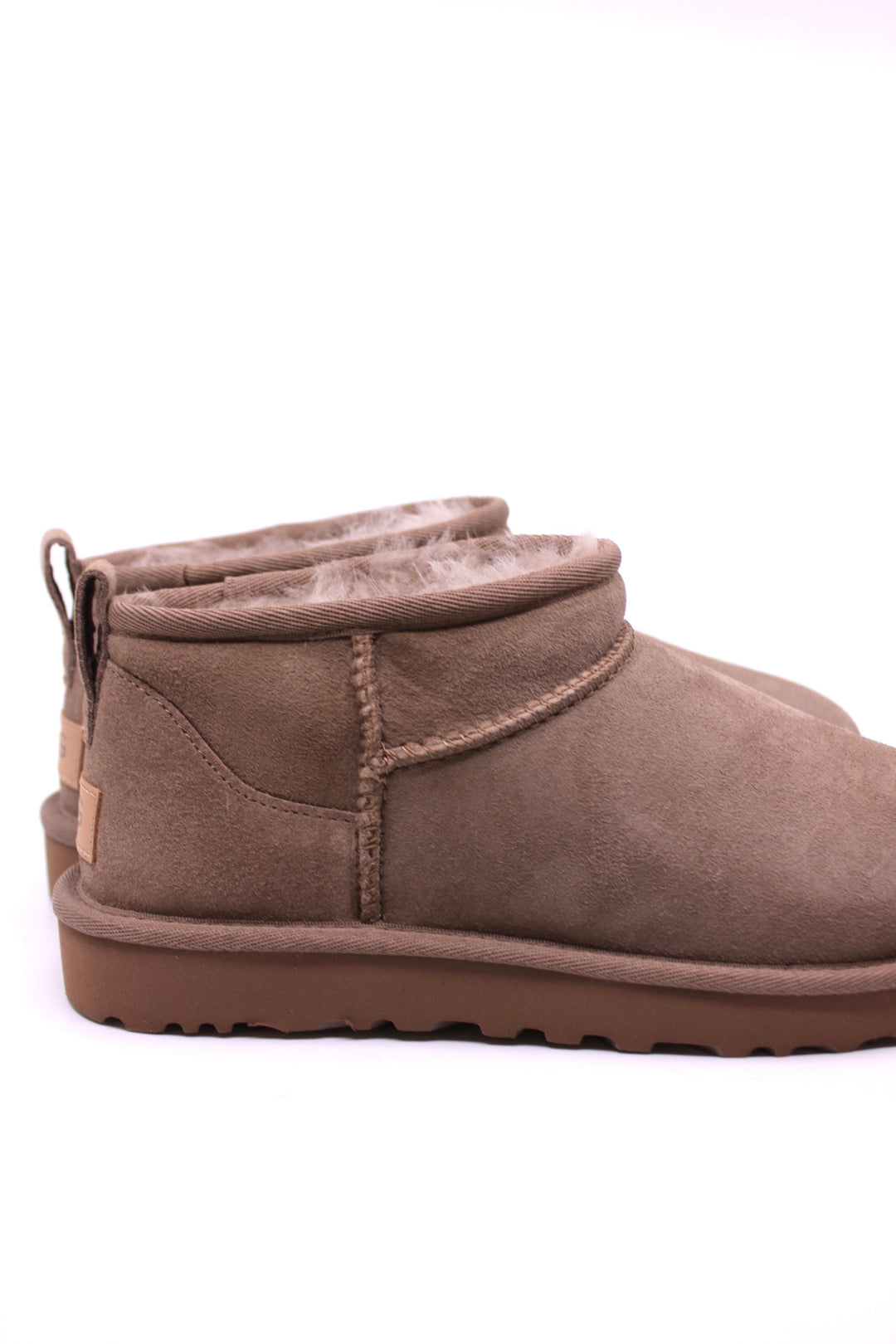 Brown suede boot with fur lining from UGG
