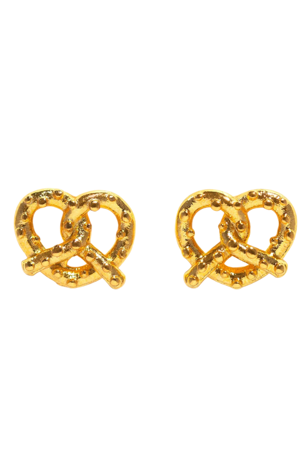 Girls Crew Knot Your Average Pretzel Stud Earrings - Dear Lucy
