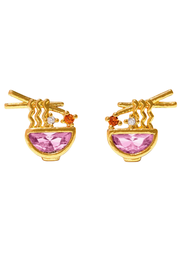 Girls Crew Ramen Stud Earrings - Dear Lucy