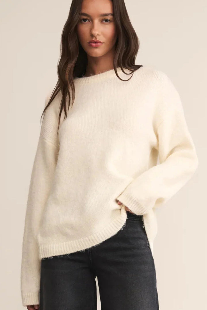 Z Supply Milly Sweater Warm White