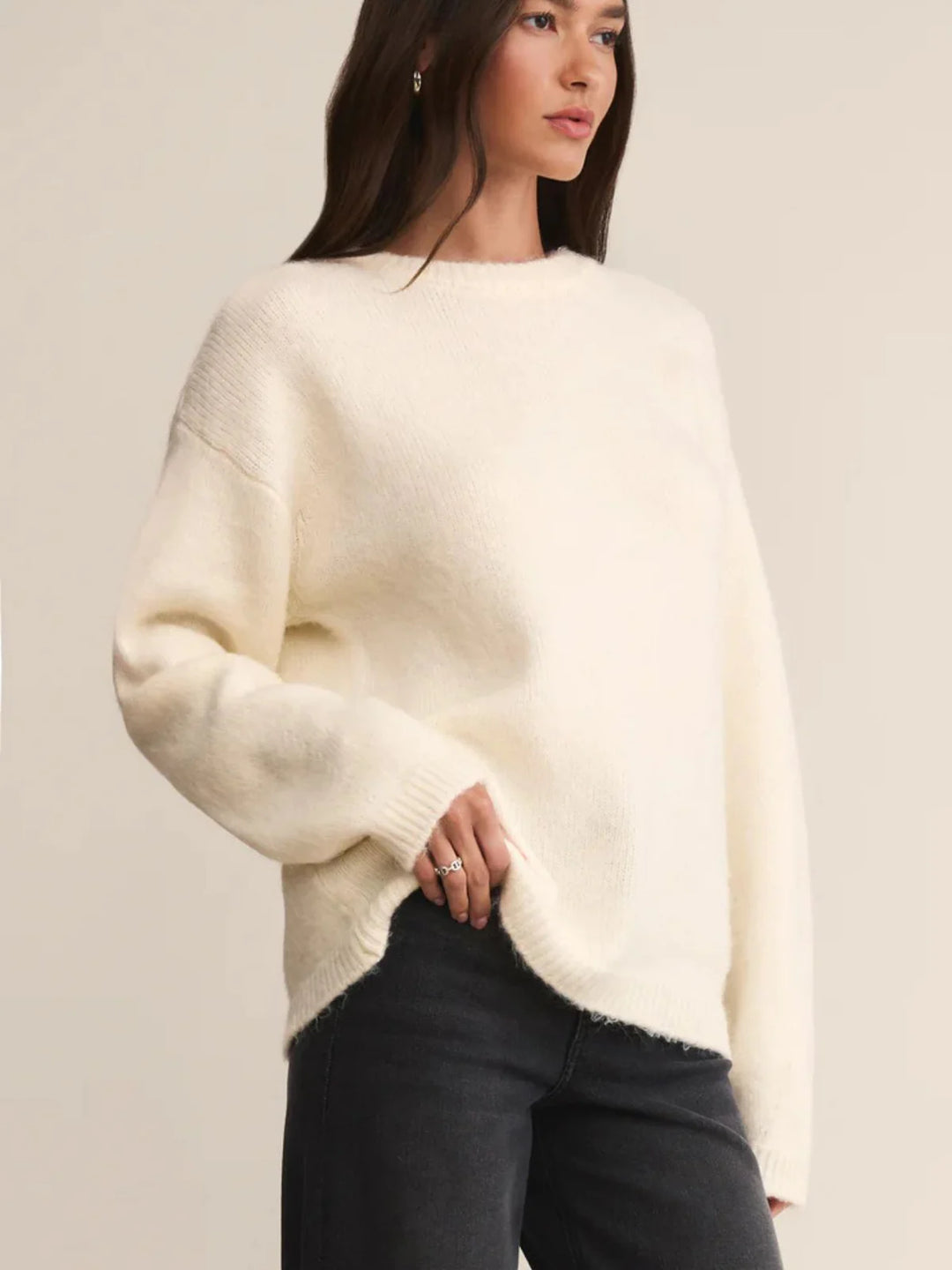 Z Supply Milly Sweater Warm White