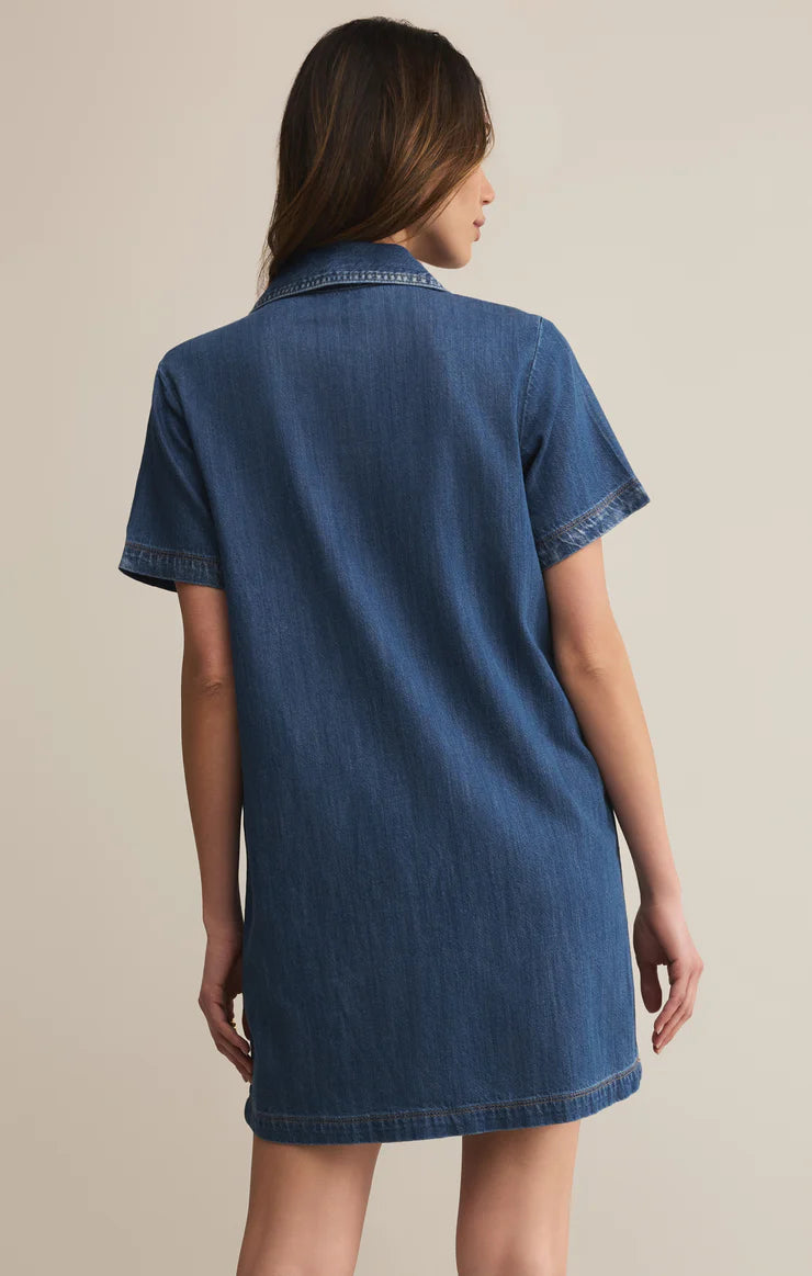 Z Supply Kellie Denim Mini Dress