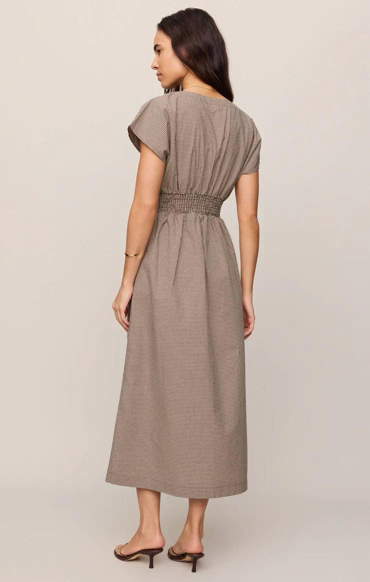 Z Supply Sanna Gingham Midi Dress