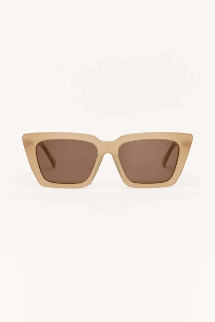 Z Supply Feel Good Taupe Brown Polarized - Dear Lucy