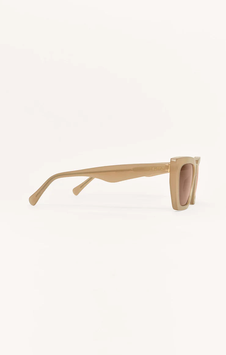 Z Supply Feel Good Taupe Brown Polarized - Dear Lucy