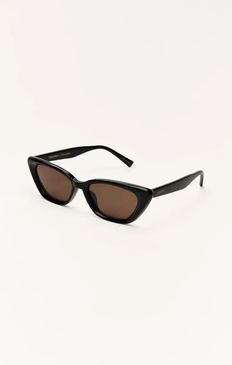 Z Supply Staycation Polished Black Brown Polarized