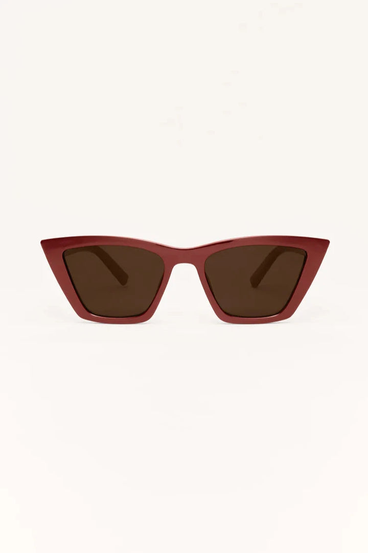 Z Supply Villa Merlot  Brown Polarized - Dear Lucy