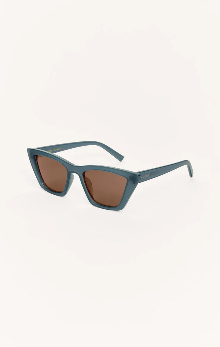 Z Supply Villa Dark Indigo Brown Polarized - Dear Lucy