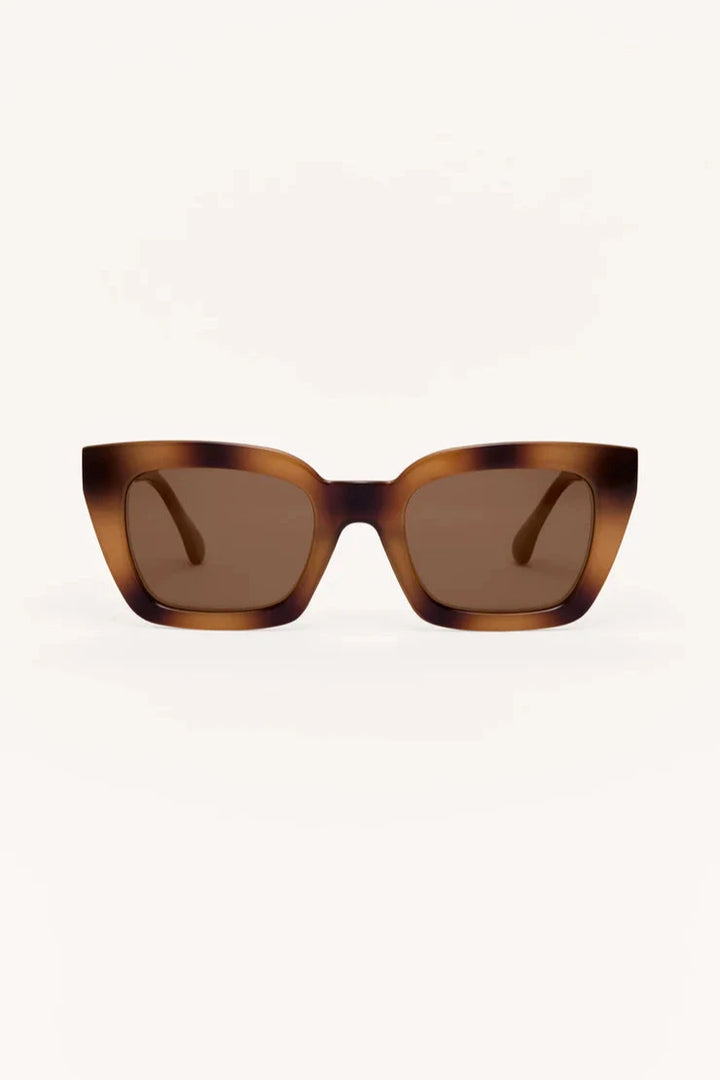 Z Supply Hideaway Brown Tortoise Brown Polar
