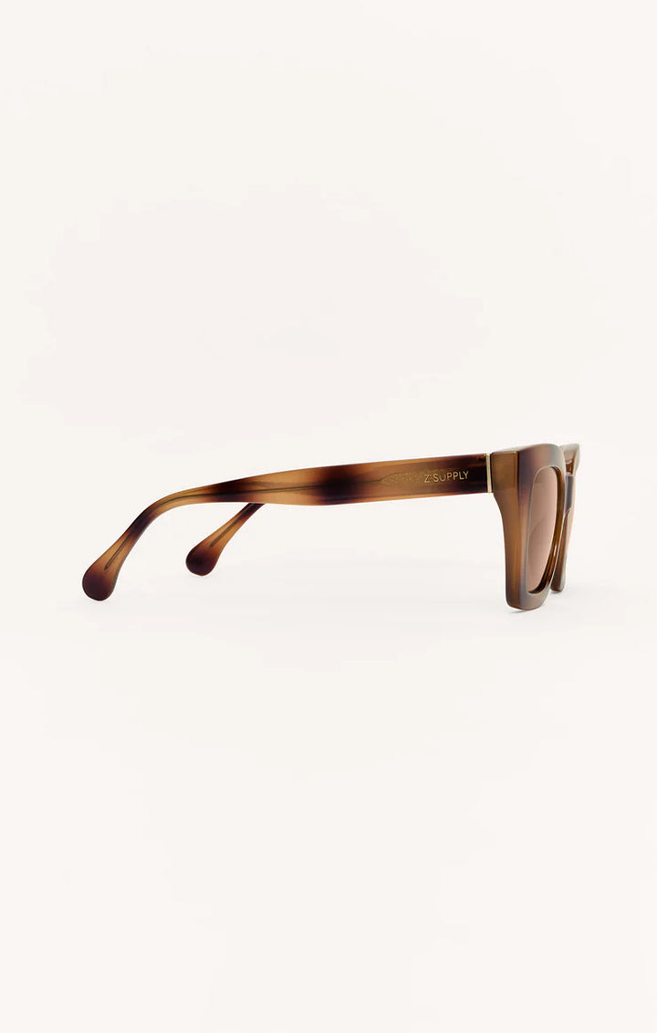 Z Supply Hideaway Brown Tortoise Brown Polar