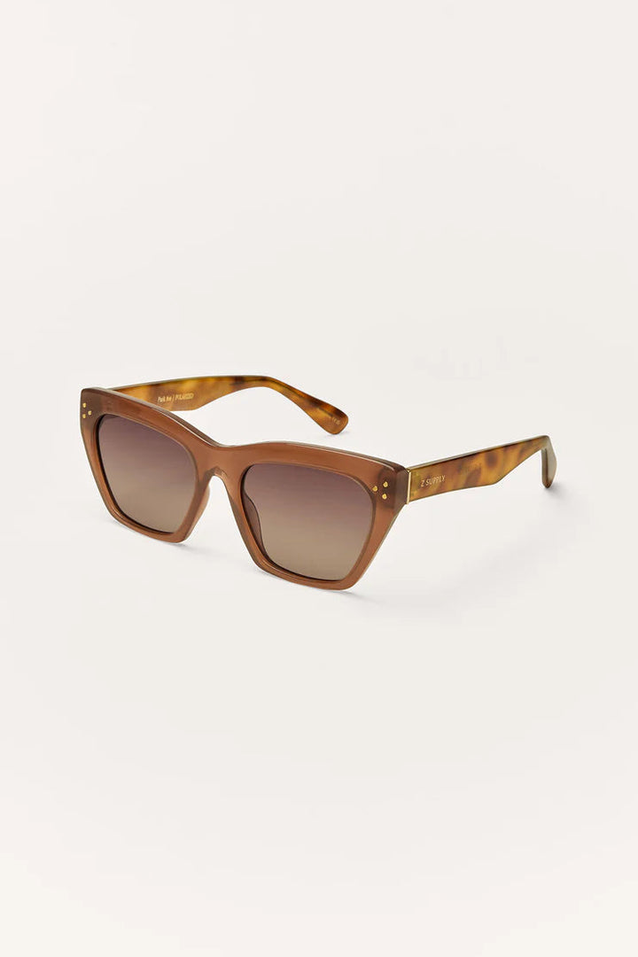 Z Supply Park Ave Polarized Sunglasses - Taupe Tortoise Gradient - Dear Lucy