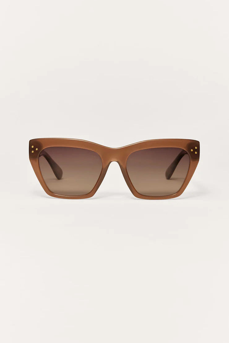 Z Supply Park Ave Polarized Sunglasses - Taupe Tortoise Gradient - Dear Lucy