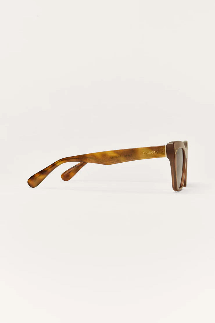 Z Supply Park Ave Polarized Sunglasses - Taupe Tortoise Gradient - Dear Lucy