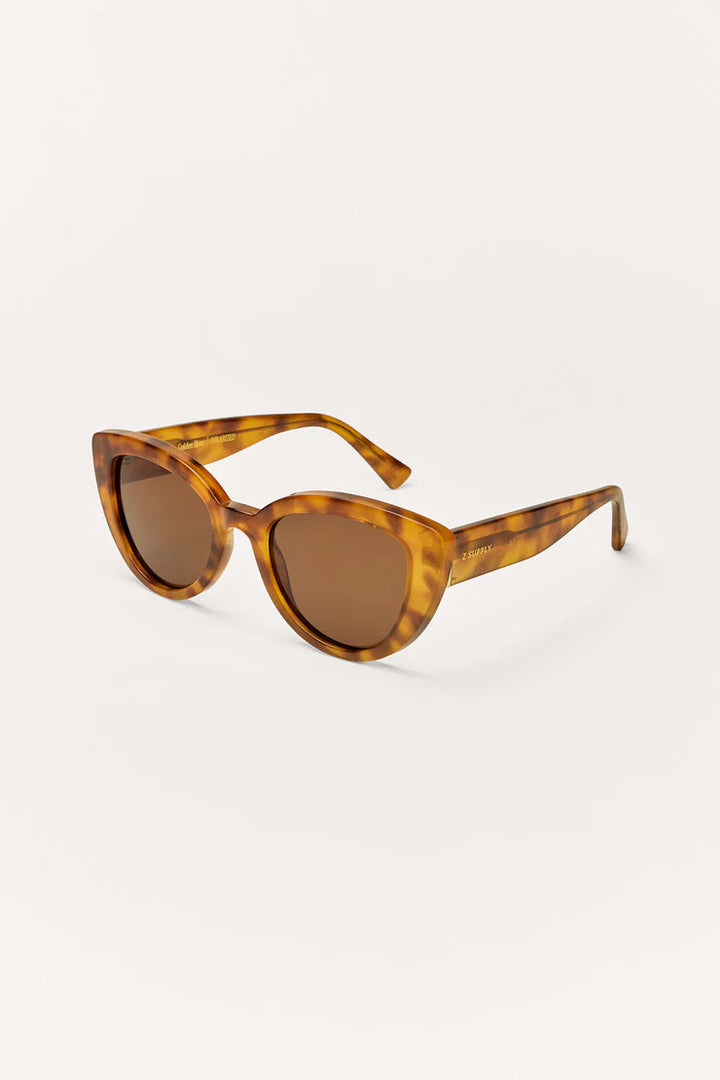 Z Supply Golden Hour Polarized Sunglasses - Brown Tortoise - Dear Lucy