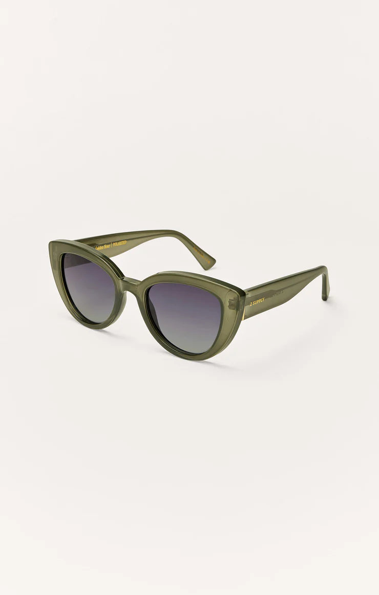 Z Supply After Hour Polarized Sunglasses – Olive Gradient