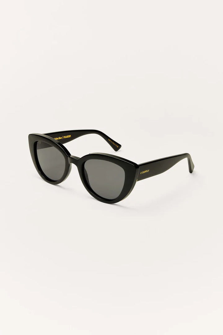 Z Supply Golden Hour Polarized Sunglasses - Black Grey Polarized - Dear Lucy