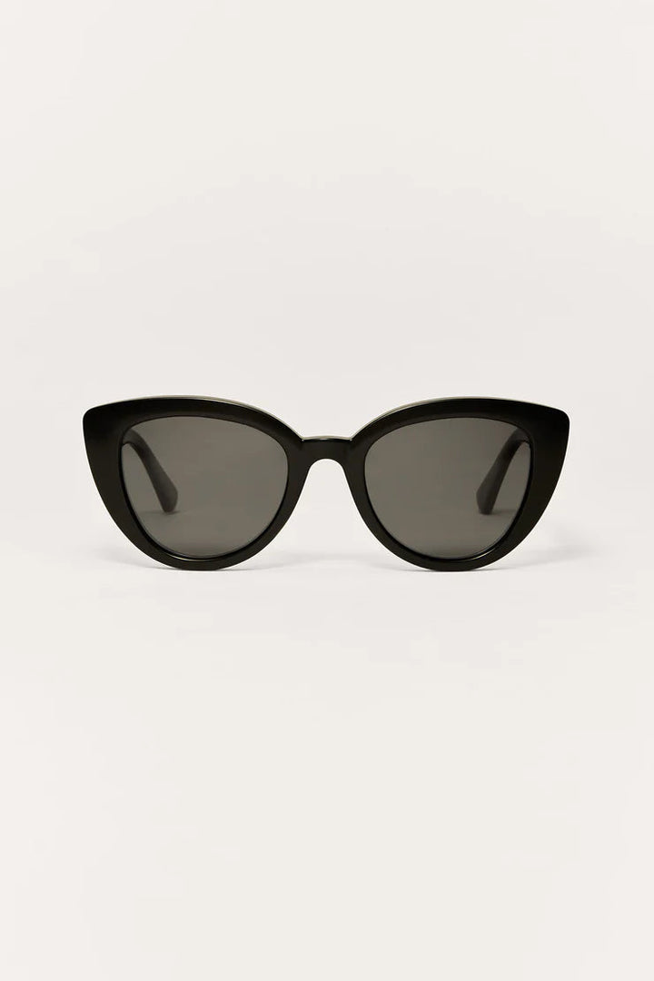 Z Supply Golden Hour Polarized Sunglasses - Black Grey Polarized - Dear Lucy