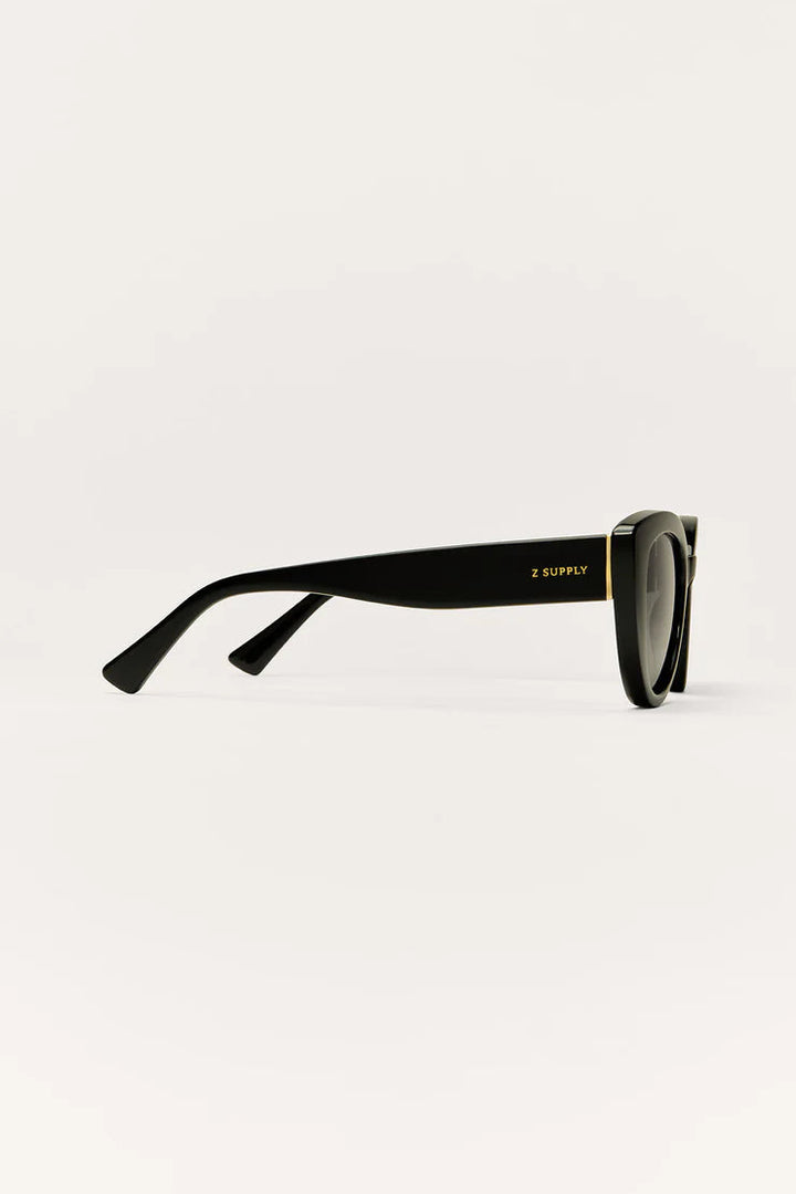 Z Supply Golden Hour Polarized Sunglasses - Black Grey Polarized - Dear Lucy
