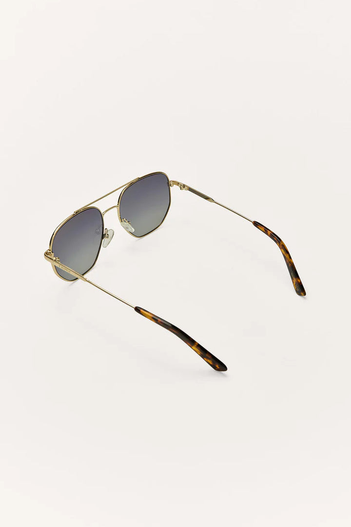 Z Supply Highway Polarized Sunglasses – Tortoise Gold Gradient
