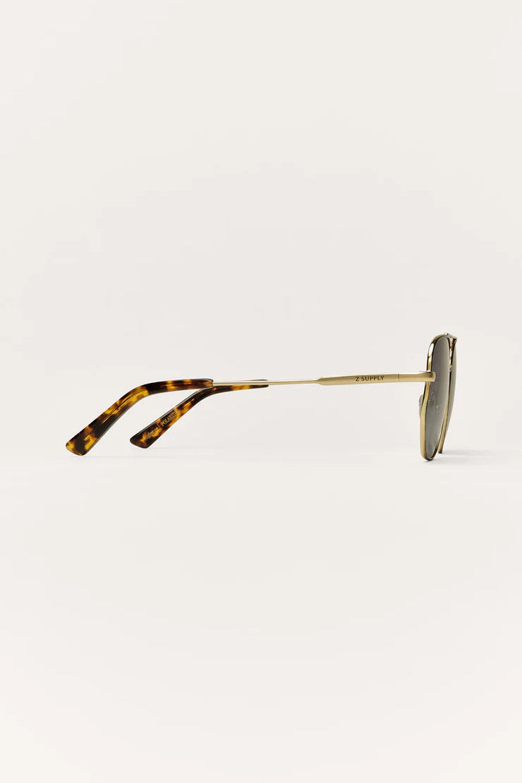 Z Supply Highway Polarized Sunglasses – Tortoise Gold Gradient