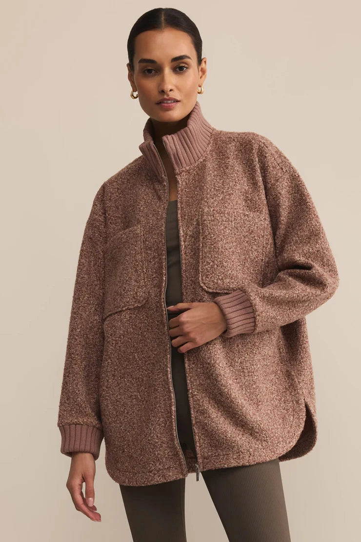 Z Supply Downhill Jacket Coconut - Dear Lucy