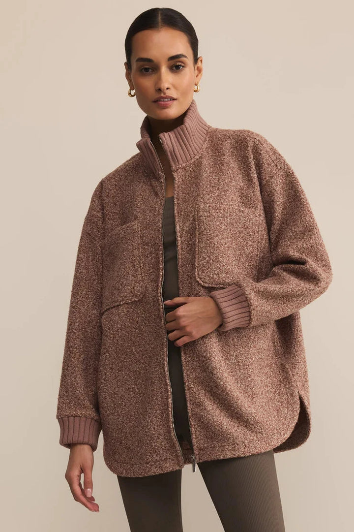 Z Supply Downhill Jacket Coconut - Dear Lucy