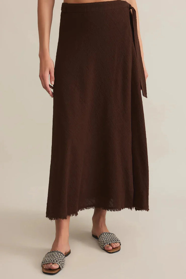 Z Supply Salerno Wrap Midi Skirt - Dear Lucy