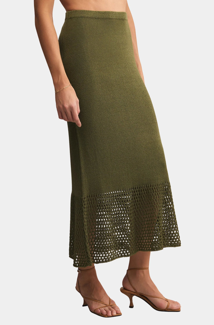 Z Supply Haven Midi Skirt – Fern - Dear Lucy