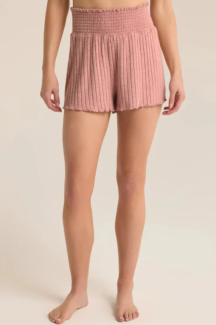 Z Supply Dawn Smocked Rib Short - Dear Lucy