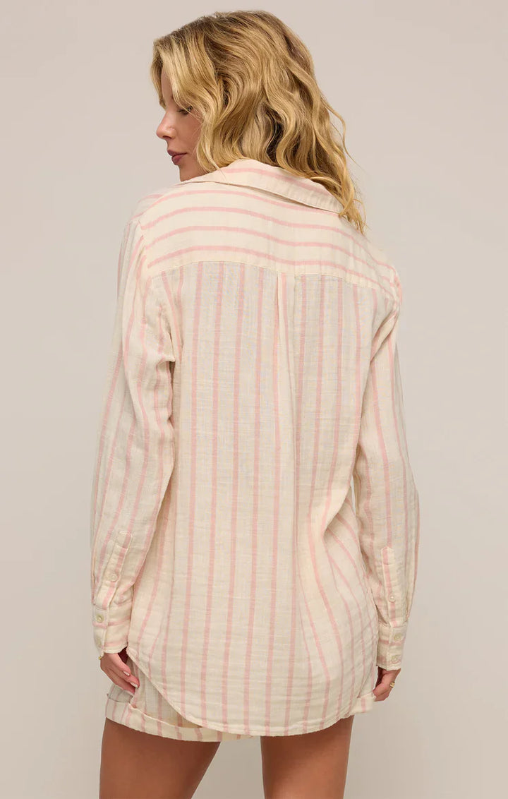 Z Supply Saturday Stripe Gauze Shirt - Dear Lucy