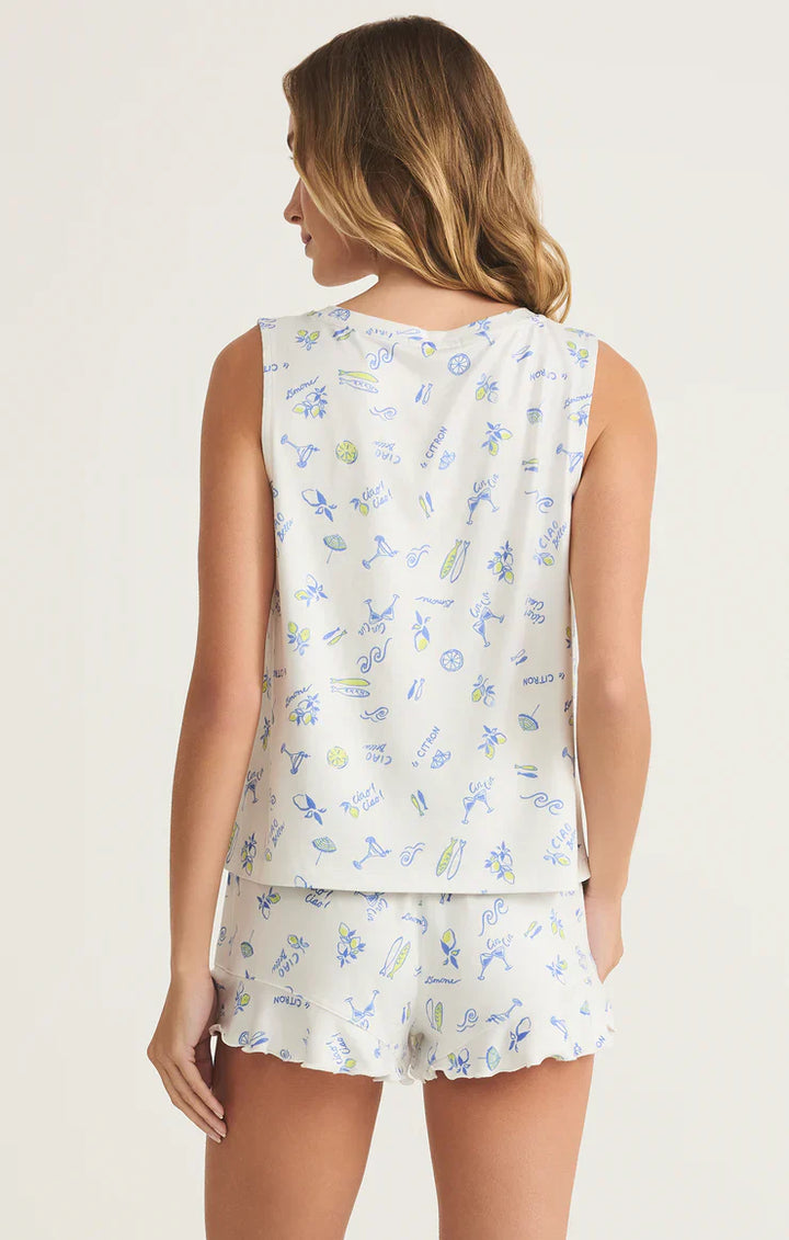 Z Supply Bridgette Citron Tank - Dear Lucy