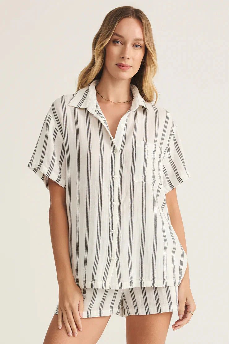 Z Supply Seascape Stripe Shirt - Dear Lucy