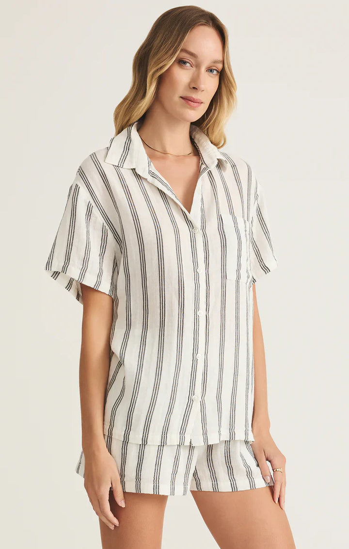 Z Supply Seascape Stripe Shirt - Dear Lucy