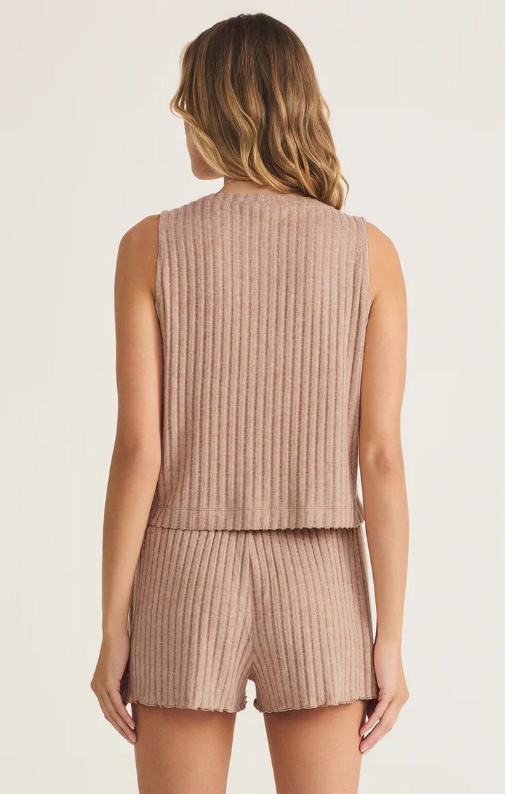 Z Supply Sloane V-Neck Silky Rib Tank - Dear Lucy