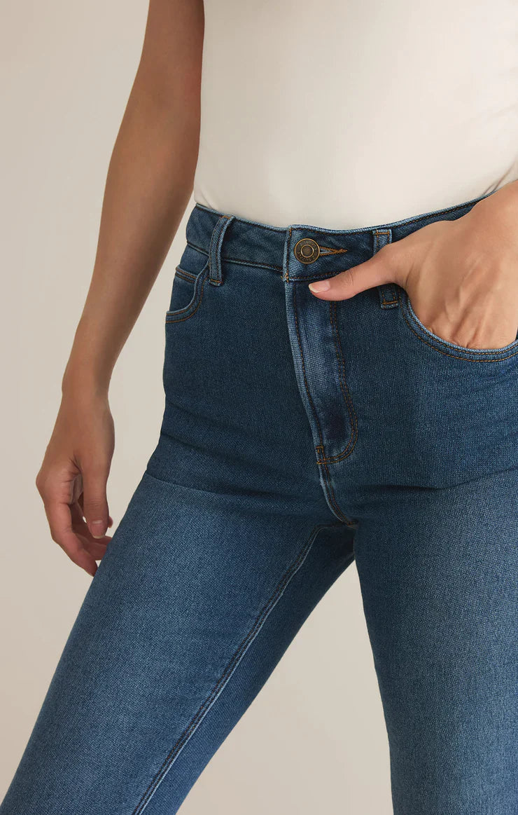 Z Supply Lia Denim Ankle Kick Flare - Dear Lucy