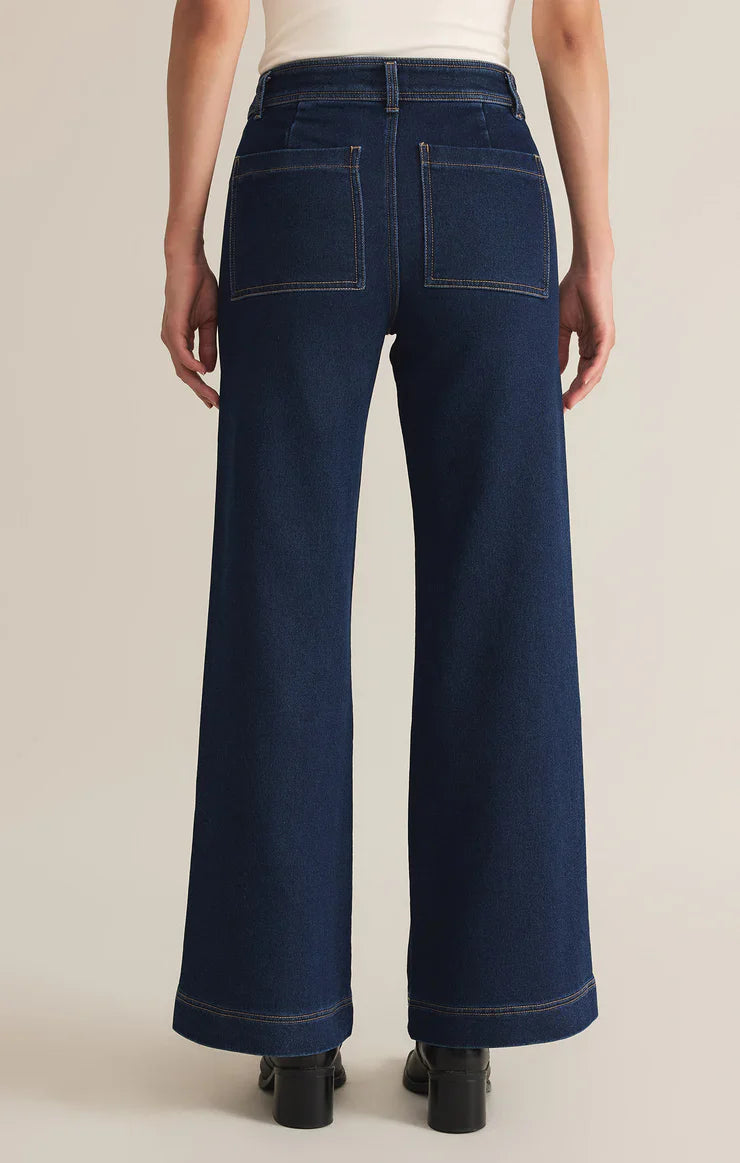 Z Supply Rilynn Wide Leg Denim Pant - Dear Lucy