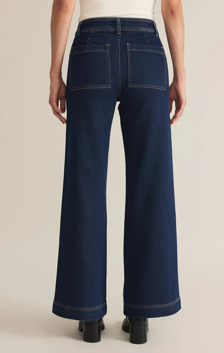 Z Supply Rilynn Wide Leg Denim Pant - Dear Lucy