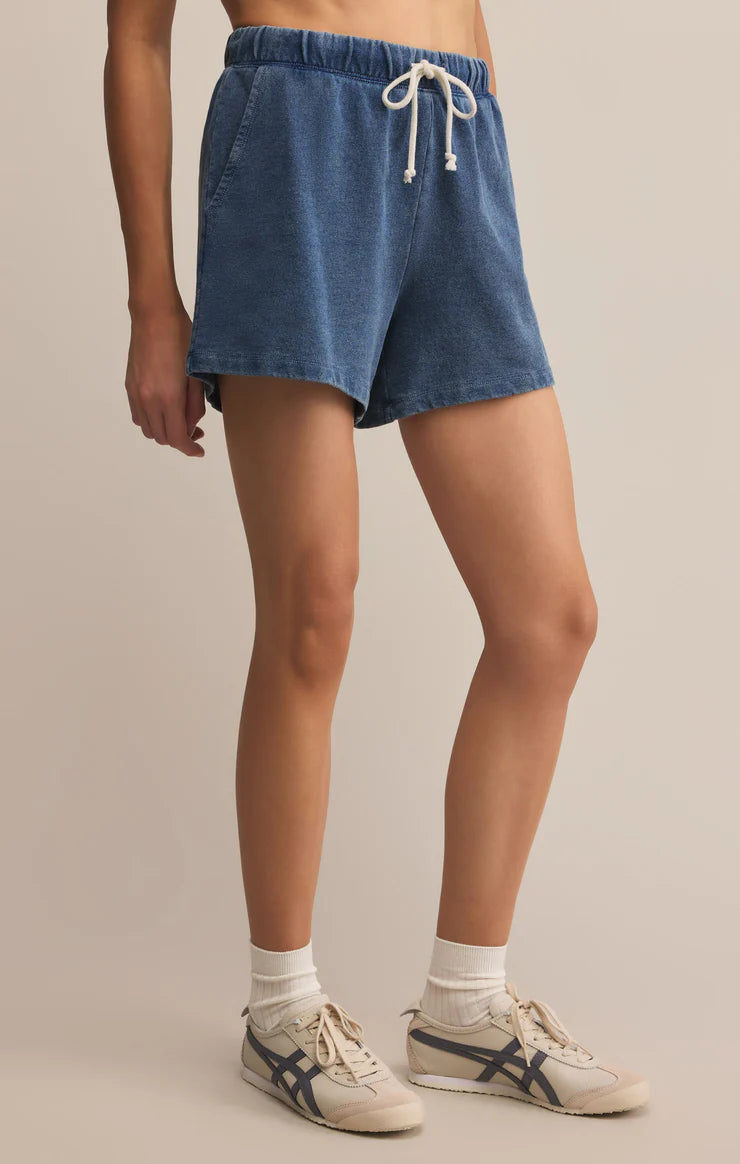 Z Supply Hunter Knit Denim Short – Vintage Indigo