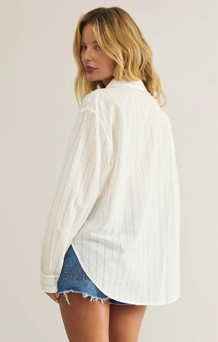 Z Supply Seaport Striped Shirt - Dear Lucy