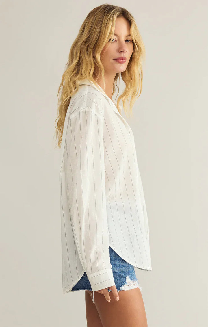 Z Supply Seaport Striped Shirt - Dear Lucy
