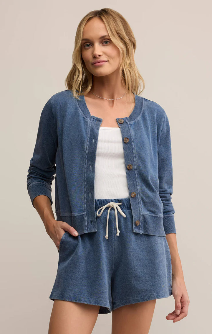 Z Supply Daily Knit Denim Cardigan – Vintage Indigo