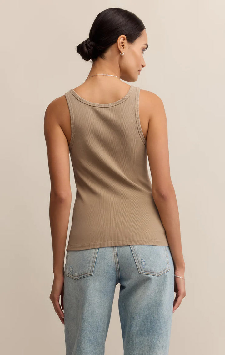 Z Supply Classic Scoop Tank – Desert Tan - Dear Lucy