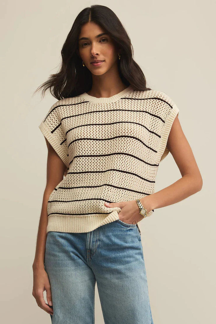 Z Supply Ines Striped Sweater - Dear Lucy
