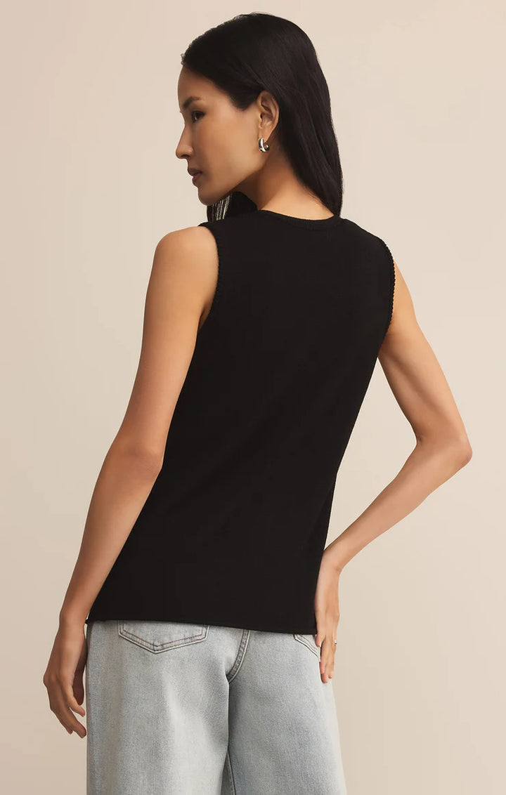 Z Supply Wanderlust Sweater Vest Black