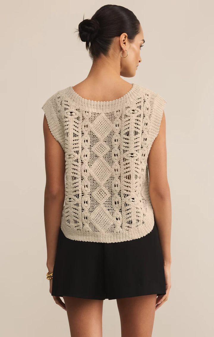 Z Supply Baroque Sweater Top – Crystal