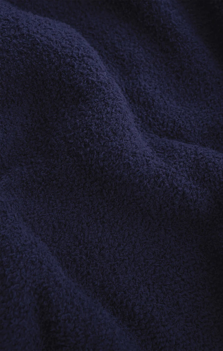 Z Supply Ski Plush Top in Blue Sapphire