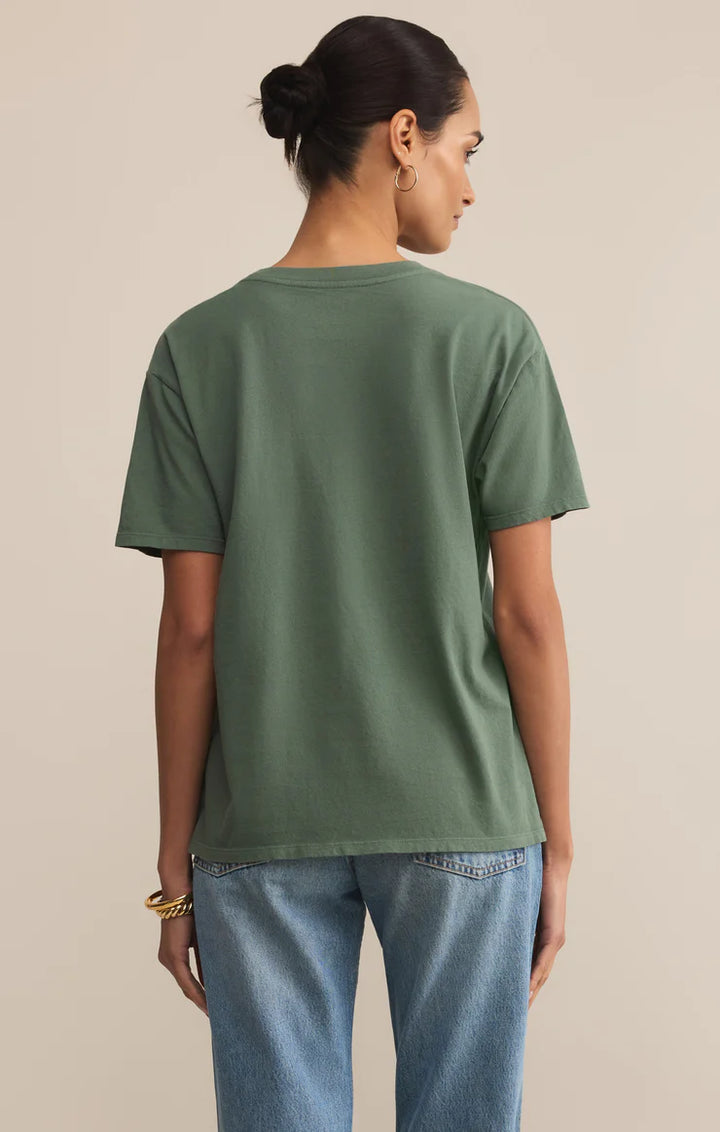 Z Supply Spicy Marg Boyfriend Tee Green